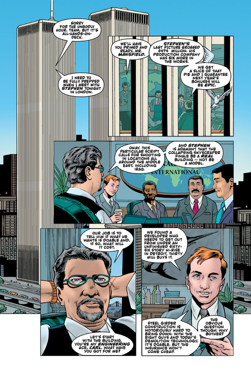 Illustration for article titled The 9/11 "Truther" comic sends you back in time to save the Twin Towers